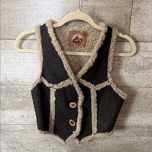 Custom made leather sterling vest